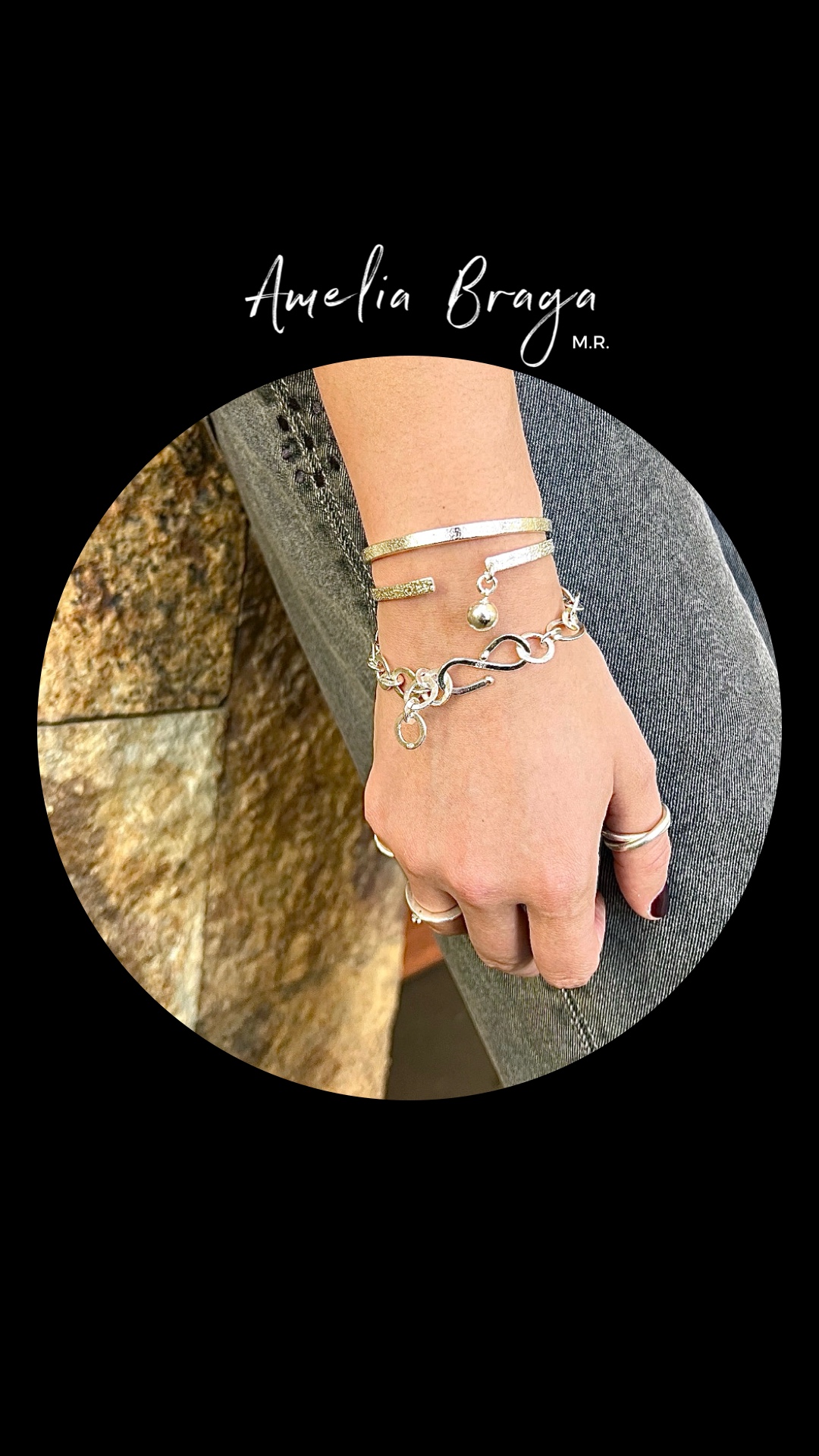 Pulsera broche infinito