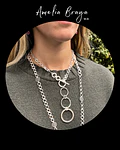 Collar círculos planos