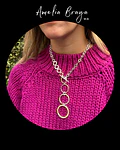 Collar círculos planos