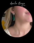 Aros marquesas ónix verde