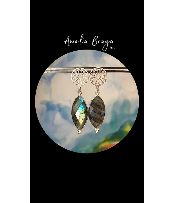 Aros marquesas labradorita