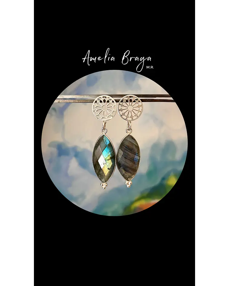 Aros marquesas labradorita