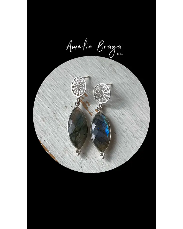 Aros marquesas labradorita