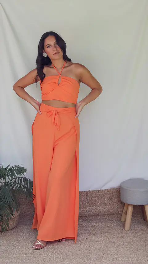 CONJUNTO HORTENSIA NARANJO