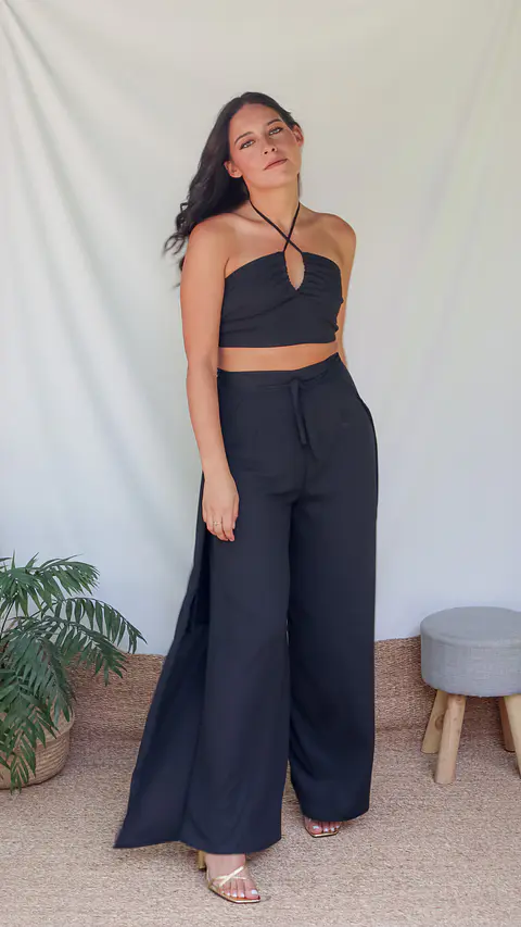 CONJUNTO HORTENSIA NEGRO