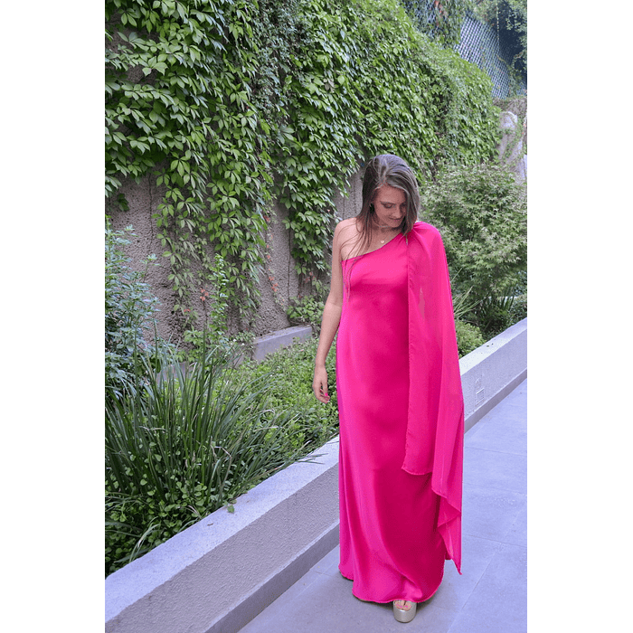 VESTIDO CLAVEL FUCSIA 2