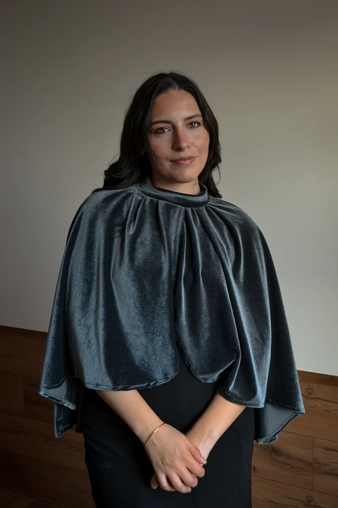 CAPA TERCIOPELO GRIS OSCURO