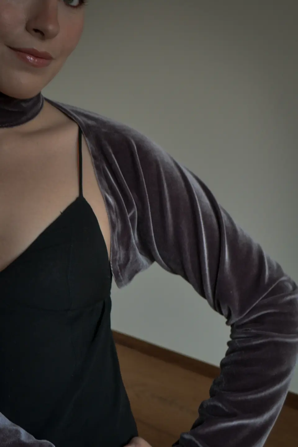 MANGUITAS LUCÍA TAUPE OSCURO 3
