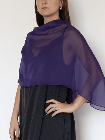 CAPA GASA MORADA CORTA