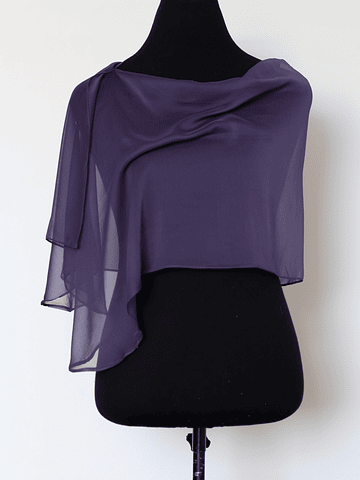 CAPA GASA MORADA CORTA