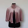 CAPA ROSADO PALIDO CON CUELLO TERCIOPELO 2