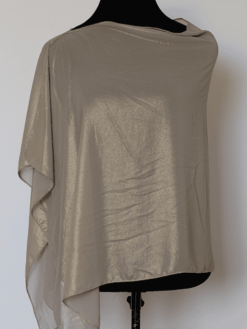 CAPA GASA DORADA BRILLOS