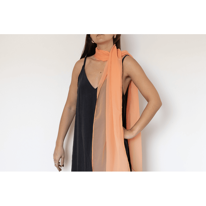 PAÑUELO GASA NARANJO CLARO 1