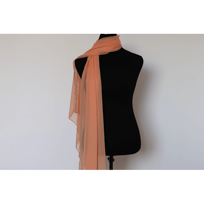 PAÑUELO GASA NARANJO CLARO 2