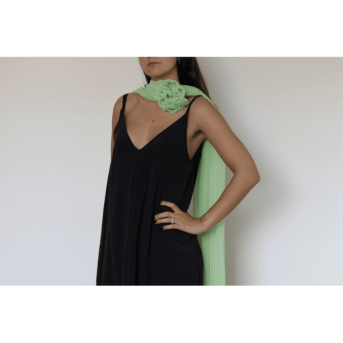 PAÑOLETA ROSA COLOR VERDE MELÓN 1