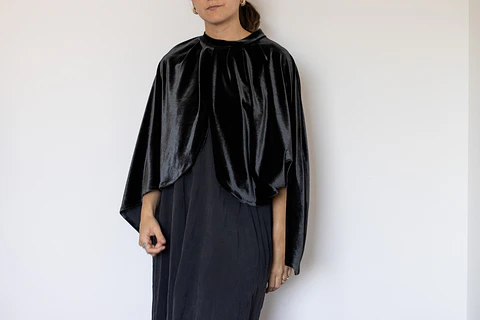 CAPA TERCIOPELO NEGRA