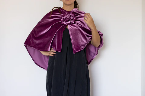 CAPA ANA TERCIOPELO ROSADA