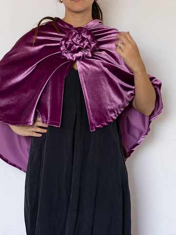 CAPA ANA TERCIOPELO ROSADA