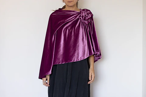 CAPA ANA TERCIOPELO ROSADA