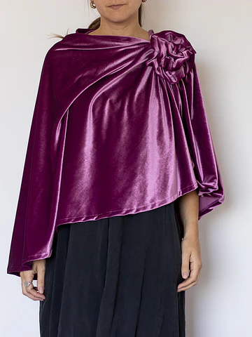 CAPA ANA TERCIOPELO ROSADA