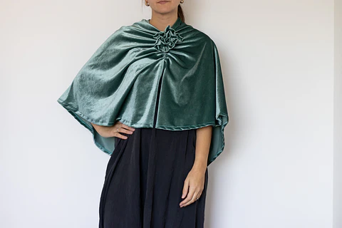 CAPA ANA TERCIOPELO VERDE PALIDO