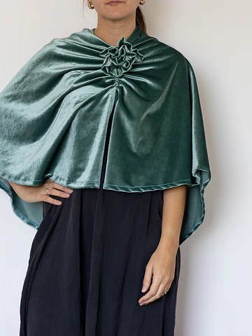 CAPA ANA TERCIOPELO VERDE PALIDO