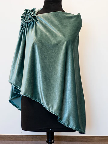 CAPA ANA TERCIOPELO VERDE PALIDO