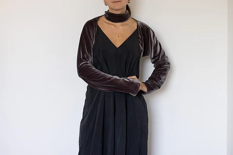 MANGUITAS LUCÍA TAUPE OSCURO