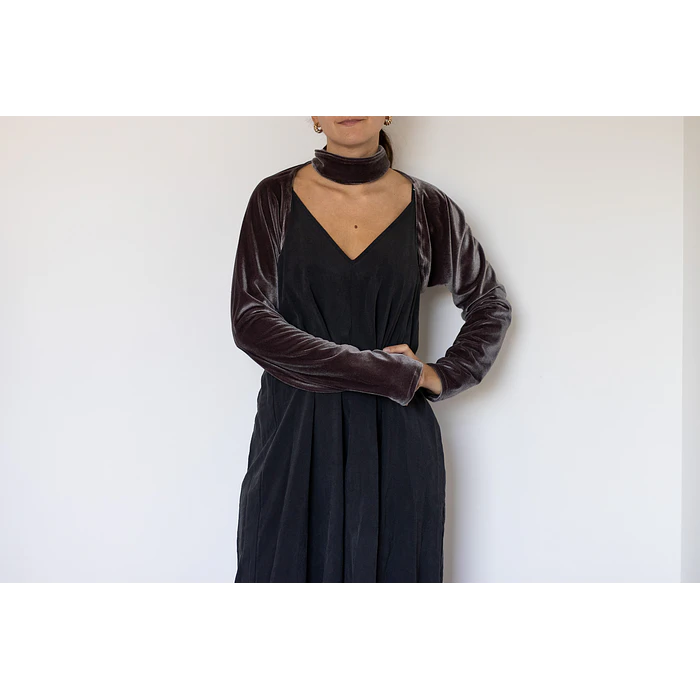 MANGUITAS LUCÍA TAUPE OSCURO 1