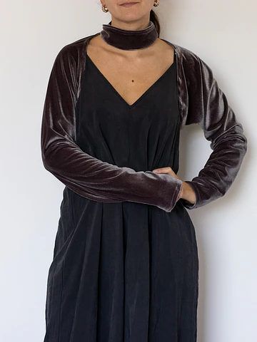 MANGUITAS LUCÍA TAUPE OSCURO