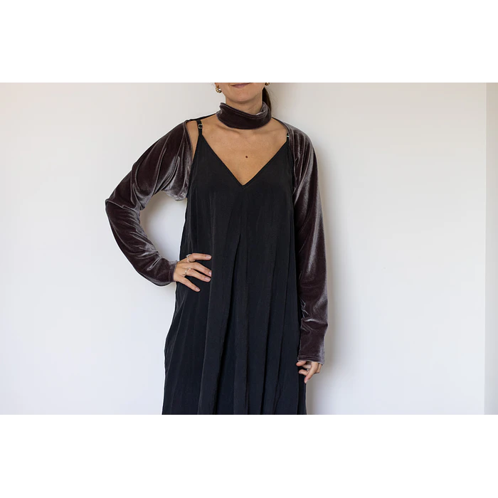 MANGUITAS LUCÍA TAUPE OSCURO 2