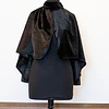 CAPA CON CUELLO PELO CORTO NEGRO 3
