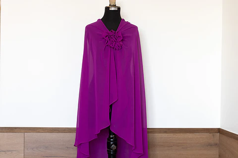 CAPA GASA ANA COLOR FUCSIA MORADO