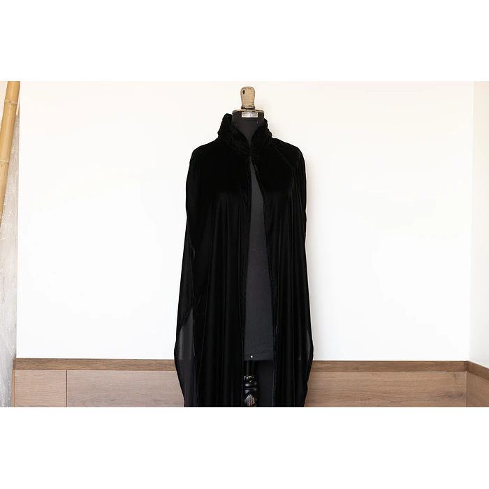 KIMONO VICTORIA TERCIOPELO COLOR NEGRO 2