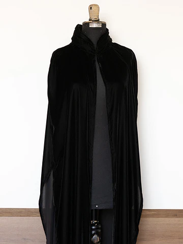 KIMONO VICTORIA TERCIOPELO COLOR NEGRO