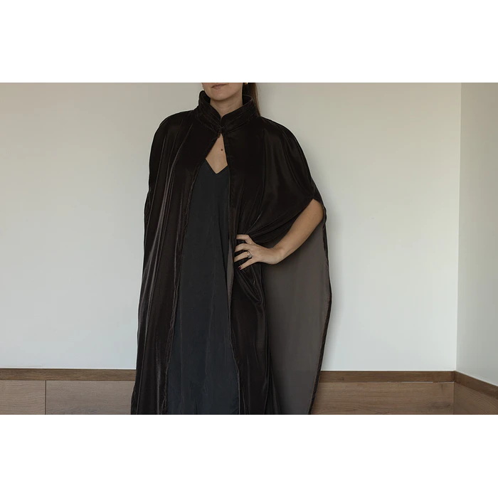 KIMONO VICTORIA TERCIOPELO CAFE 1