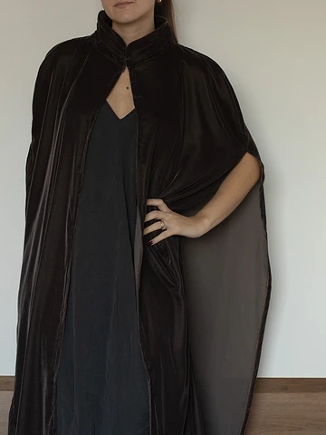KIMONO VICTORIA TERCIOPELO CAFE