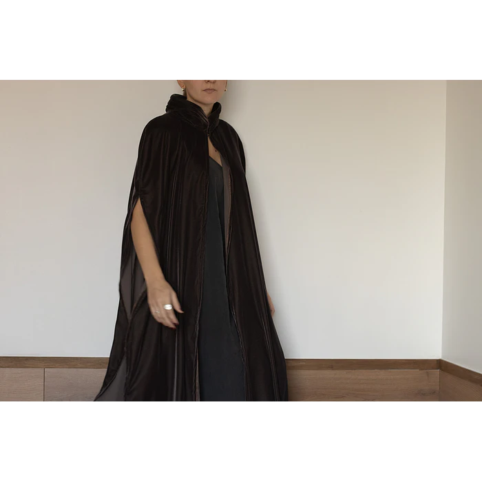 KIMONO VICTORIA TERCIOPELO CAFE 2