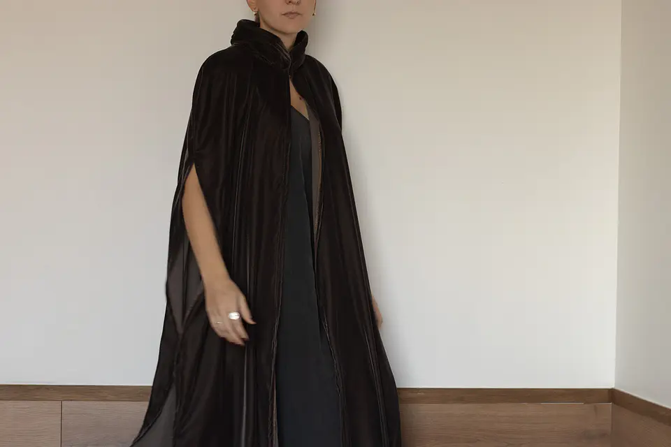 KIMONO VICTORIA TERCIOPELO CAFE 2