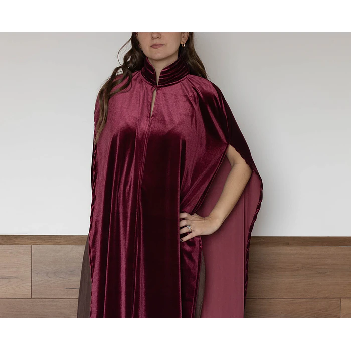 KIMONO VICTORIA TERCIOPELO BURDEO 2