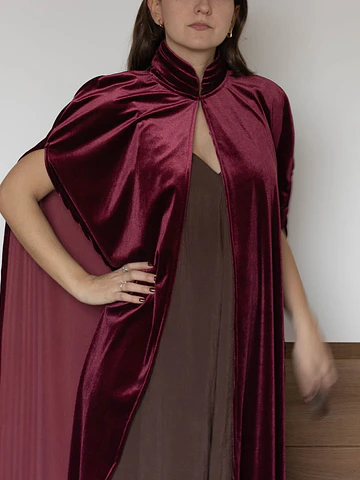 KIMONO VICTORIA TERCIOPELO BURDEO