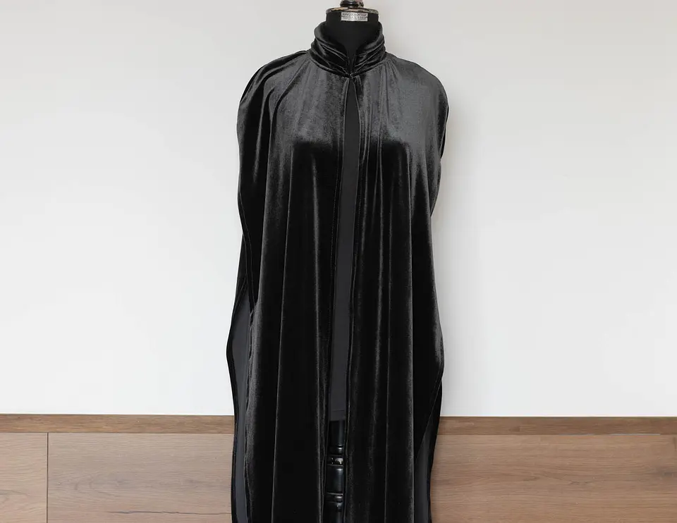 KIMONO VICTORIA TERCIOPELO GRIS OSCURO 2