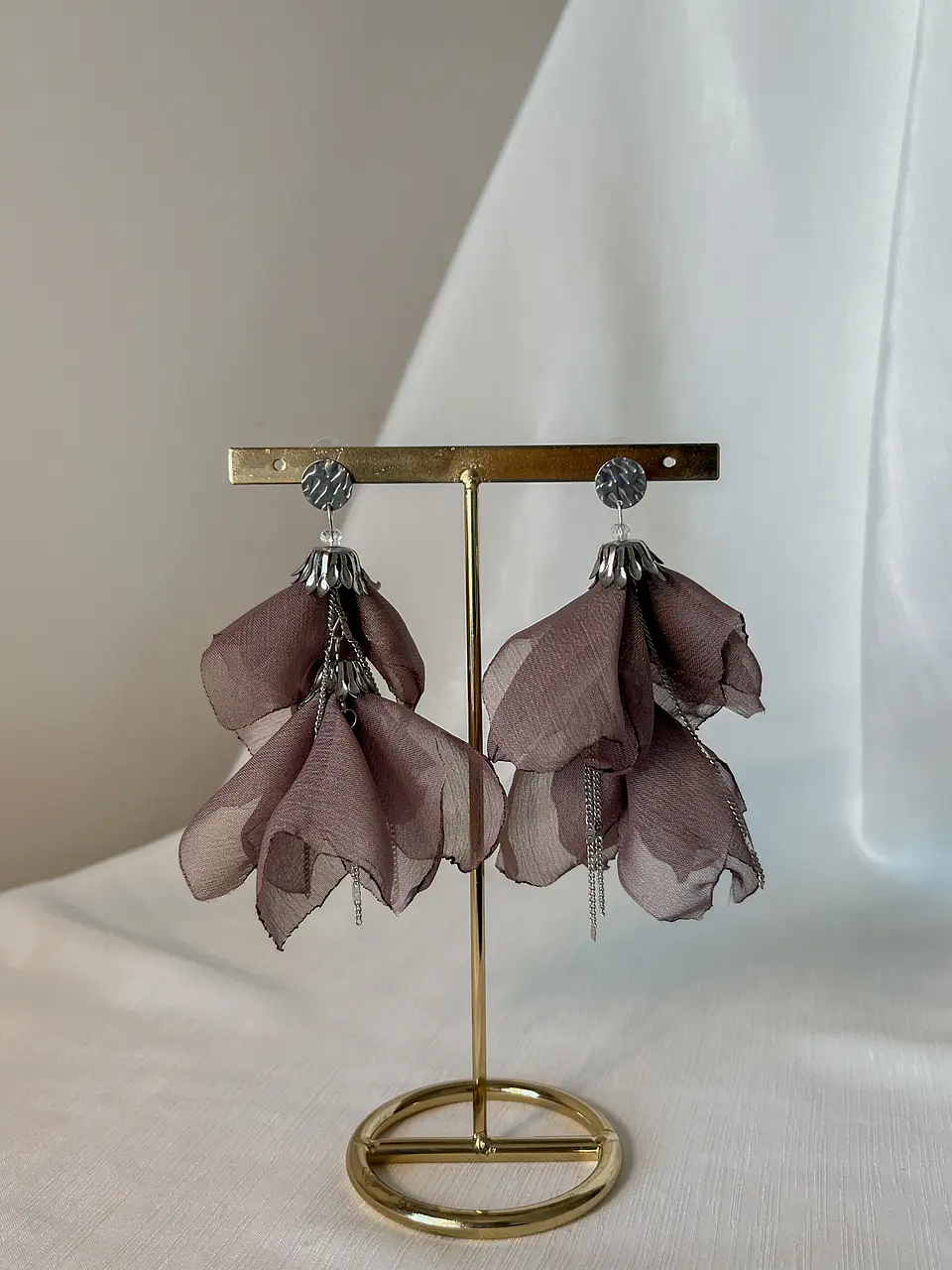 AROS CHIC TELA TAUPE 1