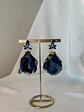 AROS TELA AZUL MANCHADA - Miniatura 1