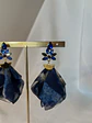 AROS TELA AZUL MANCHADA - Miniatura 2