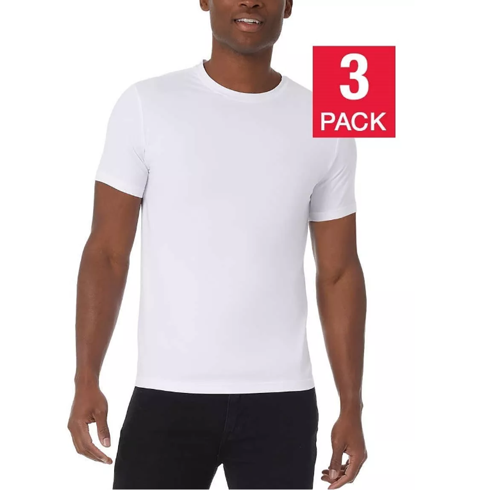 Playera 32 Degrees Mens Cool 3 Pack Stretch 100% Original