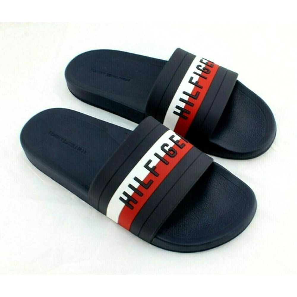 Sandalias Tommy Hilfiger Mens Slides Importadas 100% Origina