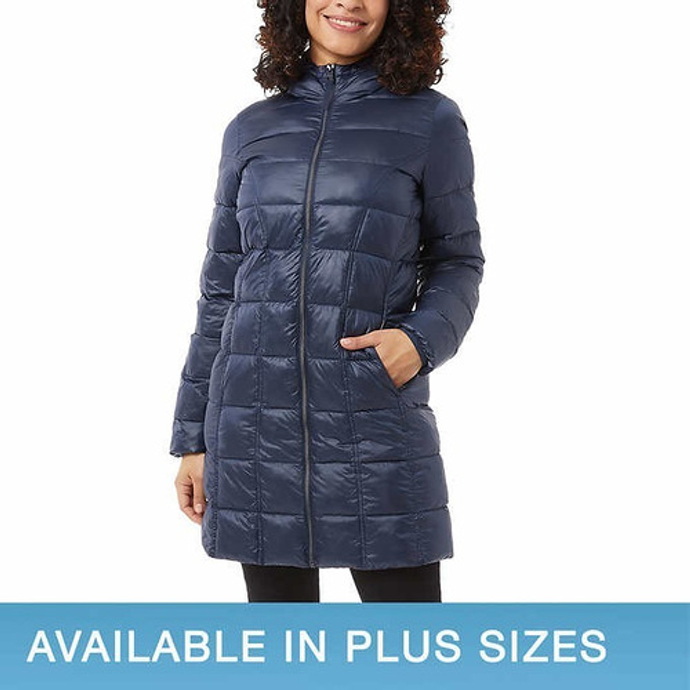 Chamarra Mujer Aventure Parka 3/4 Puffer Importada Americana