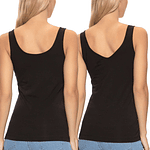 Blusa Felina Sin Manga Reversible 4colores Pack Ambos Cuello