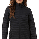 Chamarra Mujer 32 Degrees Capucha Stretch Jacket Black Orig